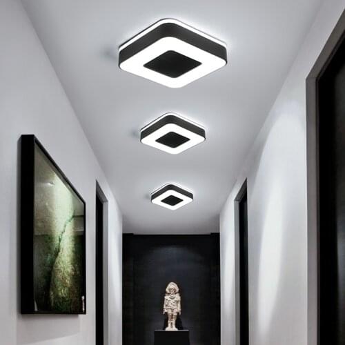 Aisle corridor light simple modern led ceiling light square/round acrylic balcony bedroom bathroom cloakroom light