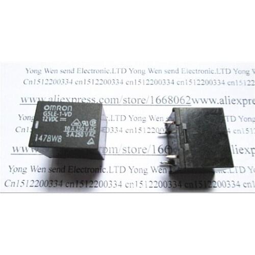 HOT NEW G5LE-1-VD-12VDC G5LE-1-VD 12VDC G5LE 12V DC12V 10A TIANBO DIP4 relay
