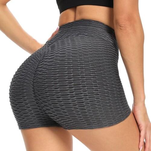 Mesh Yoga High Waist Shorts Seamless Compression Leggings Hips Lift Women Booty Shorts Femme Women Tight Fitness Sports Pants