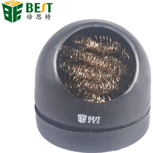 Solder Iron Tip Cleaning Ball For Soldering Station Welding Solder Iron Tip Cleaner Soldering Cleaning Steel Wire & Stand Holder