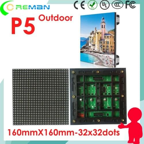Waterproof led tv panel led p5 outdoor module , discount die-casting cabinet led display smd outdoor led module p3 p4 p5 p6 p8