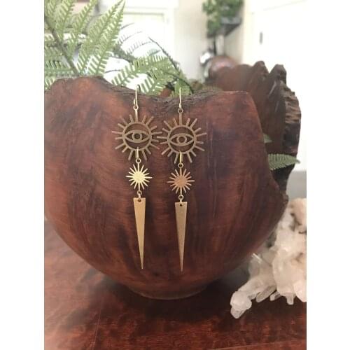 All Seeing Eye Earrings,Wanderlust Jewelry