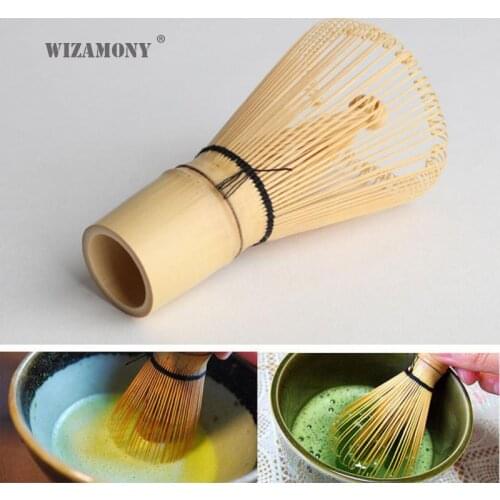 1PCS WIZAMONY Bamboo Japanese Style Powder Green Tea Matcha Brush Whisk Green Tea Accessory Handmade