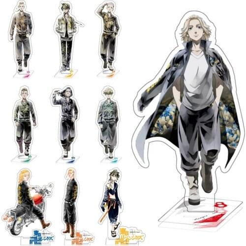 2021 Anime Tokyo Revengers Figures Acrylic Stands Cosplay Manjiro Ken Takemichi Hinata Atsushi Model Plate Fans Gift Collection