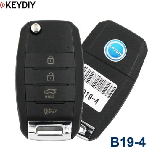 4 Buttons Original Universal KEYDIY B19-4 K Style Remote Control Key B-Series for KD900 KD900+,URG200 KD-X2 Key Machine