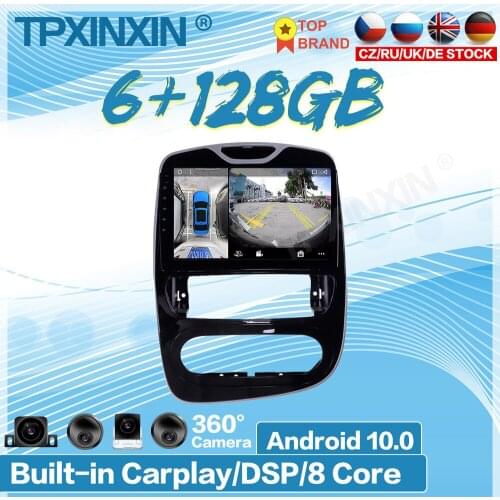 6+128G Android 10.0 For Renault Clio 2016-2018 Car GPS Navigation Car Multimedia Player Auto Radio Tape Recorder Stereo Headunit