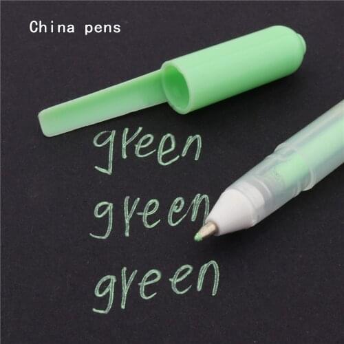 White Ink 0.8MM Gel Pen Unisex Pen Gift For Kids Stationery Office Learning Student School Supplies Writing Tools Gel Pens UD88