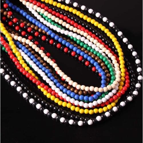 Free Shipping Good Wood Necklace Hip-Hop Wooden NYC Fashion Necklace Wood Beads Necklace