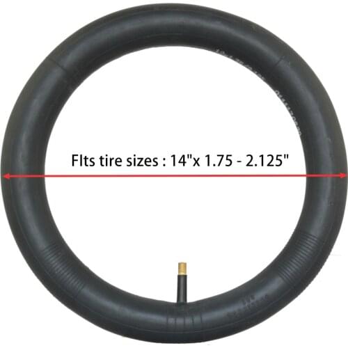 Blcycle Inner Tube 14 Inches 1.75-2.125 AV American Gas Mouth Kids Bike Tire