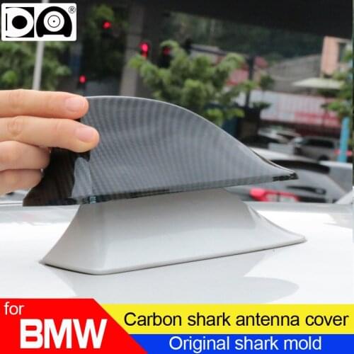 DA for BMW F01 F02 2009-2014 M5 2012-2014 F10 F11 F18 2011-2017 Accessories Carbon Fiber Shark Fin Antenna Cover Trim