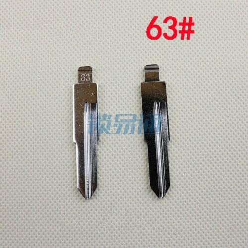 Key Blade for QQ6 Remote Key Blade 63# with best price brass material