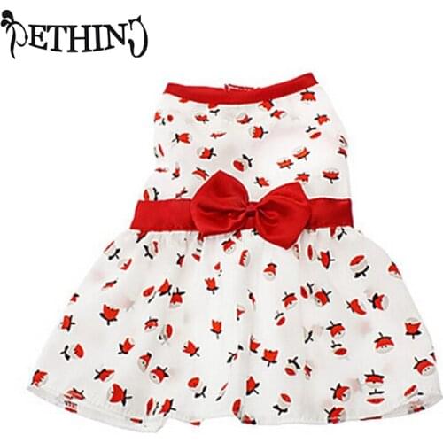 Dogs Lovely Dress Puppy Clothing Female Pet Dog Clothing Costume Dog Dress Cute Flower Puppy Dress Puppy Summer Clothes