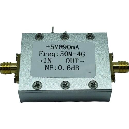 NEW-RF Amplifier, LNA 0.05-4G NF=0.6DB Low Noise Amplifier Module Board