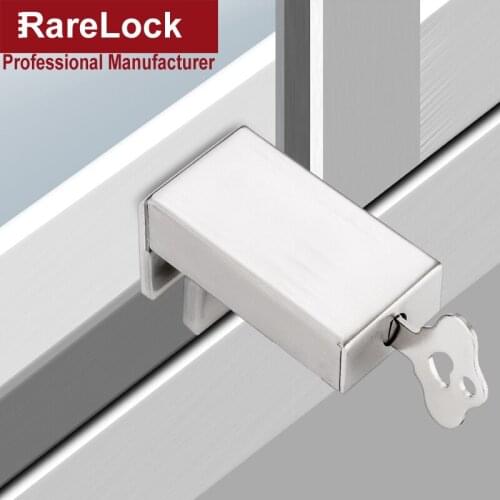 Baby Safety Window Lock for Sliding Door Bathroom Accessories Balcony Home Security Hardware Anti-theft Rarelock MS84 f