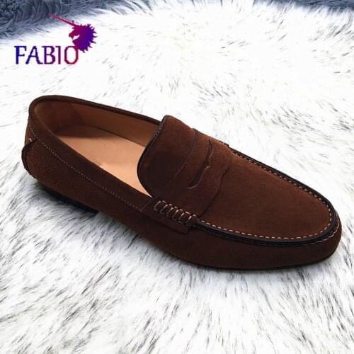 Penny Story Men's Suede Shoes