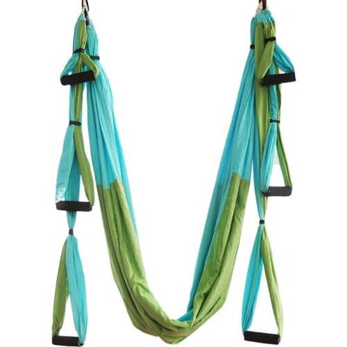 Inverted gravity aerial yoga hammock double color indoor fitness swing chair