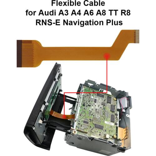 Flat Cable Foil Cable For Audi A4 RNS-E Navi Plus Display Cable Slide Ladder Rail