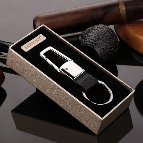 Gift Auto Car Keyring High-end Keychain Key Holder Leather Pendant for Daihatsu Dodge Dacia Ducati Fiat 500 Honda Jeep Luxgen MG