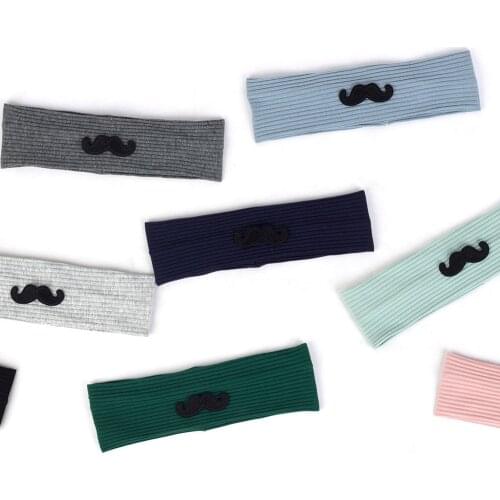 Baby Girl Headband Cotton Cute Soft Hairband Ribbed Print Ties Toddler Headwear Elastic Turban Children Lovely Hair Accessories