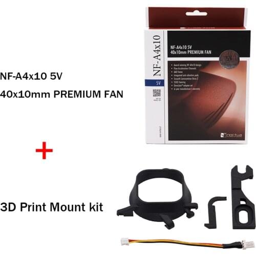 RetroScaler Black 3D Print Mount Kit 3D Print Fan Mount Kit NF-A4x10 Fan for Sega Dreamcast DC Video Game Console