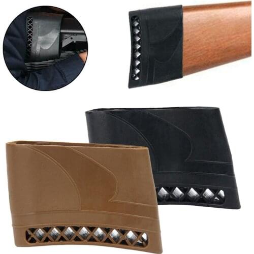 1PC Hunting Rifle Rubber Recoil Pad Anti-Slip Resistance Pads Buttstock for Shotguns Rifles Hunting Shooting Extension Butt Pad