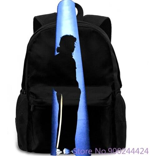 Michael Jackson Spotlight New - Mens Crazy women men backpack laptop travel school adult student