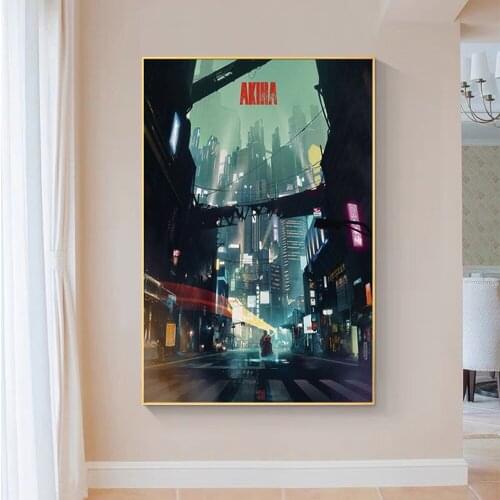 SP008 Silk Cloth Wall Poster Akira Red Fighting Hot Japan Anime Art Home Decoration Gift