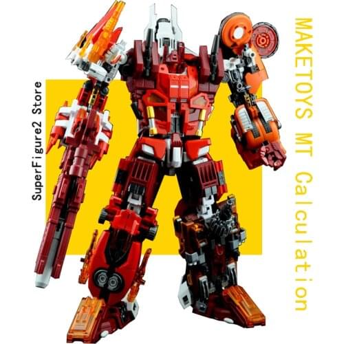 Transformation MAKETOYS MT Masterpiece Calculation King Gift box version Action Figure Toys