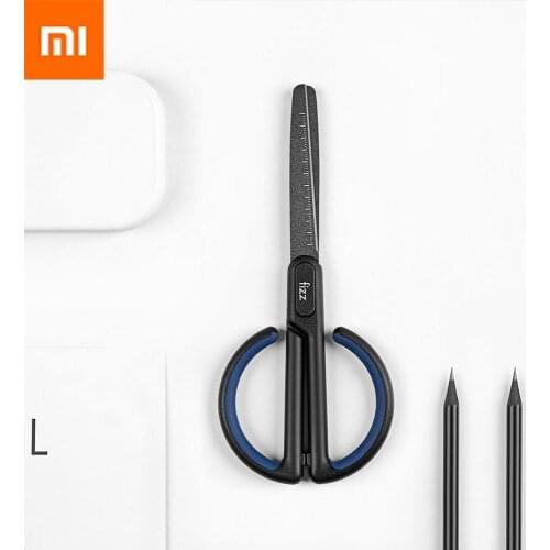 Xiaomi Youpin Fizz Scissors Scale Mark Safe Rounded Cutter Head Fluorine Coating Process Office Stationery Scissors in stock