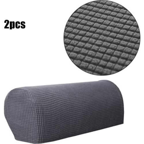 1Set Removable 21.7 * 9.7 *5.7 Arm Stretch Sofa Couch Chair Protector Armchair Covers Armrest High Quality