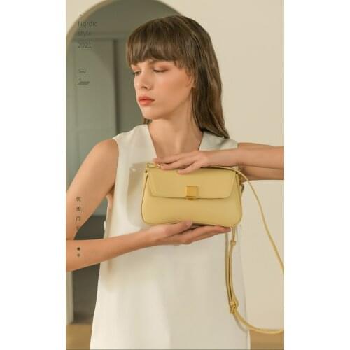 2021 New Design Leather Small Square Underarm Bag Fashion Crossbody Bag Multifunctional Shoulder Bag For Women