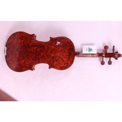 4/4 Violin European wood Maple Master Level,Powerful Sound Top grade New #1606