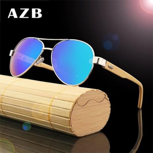 Женские солнцезащитные очки авиаторы AZB China At AliExpress