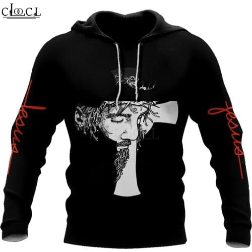 CLOOCL God Religion Christ Jesus 3D Print Hoodies Men Women Harajuku Fashion Sweatshirt Autumn Streetwear Tops Drop Shipping