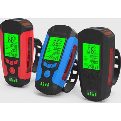 Bicycle Flashlight Bicycle Light Computer Speedometer Bicycle Light LED Headlight IPX4 Waterproof Headlight Bicycle Accessories