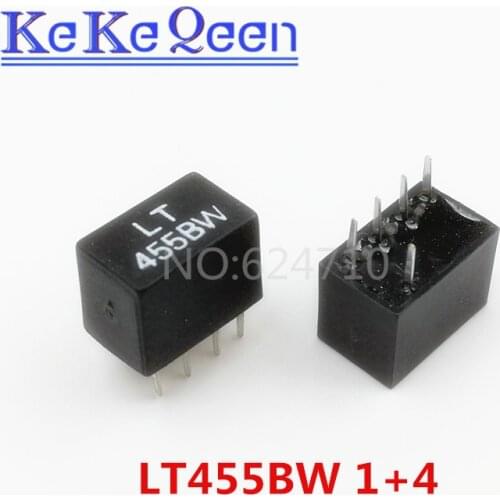 10Pcs/lot NEW Original LT455BW LT 455BW 455BW 455B 1+4 5Pin DIP-5 455KHz ceramic filter For communication