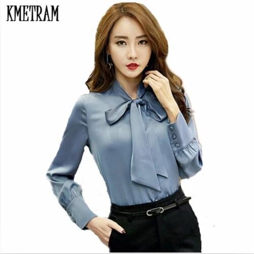 Блузки с бантом KMETRAM China At AliExpress