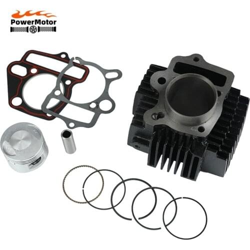 Motorcycle 52.4mm Bore steel cylinder Piston Gasket kit For LF125 lifan 125cc Horizontal Engines Dirt Pit Bike Monkey Bike ATV