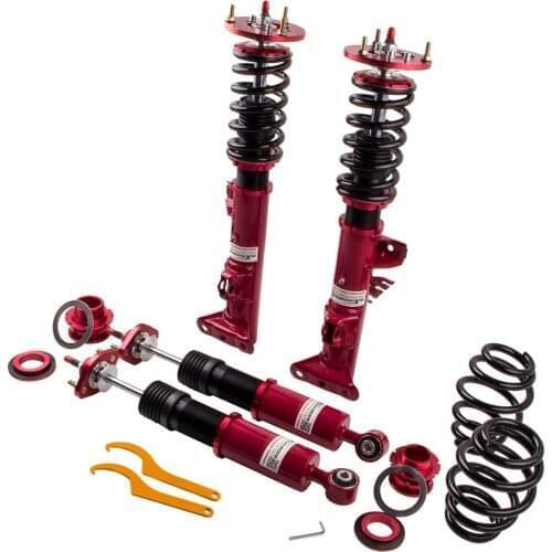 Free shipping Coilovers Adjustable Suspension for BMW 3 Series E36 1991-98 Suspension Damper Force Front Rear Camber Plate