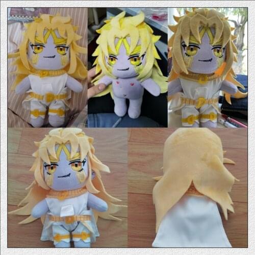 Anime JoJos Bizarre Adventure Stone Ocean DIO Cute Plush Doll Change Suit Dolls Dress Up Clothing Toys Cosplay Xmas Gift