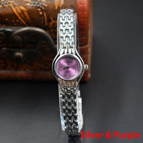 Fashion elegant wrist watch Womens girl exquisite Metal Alloy band quartz Bracelet Watches 704