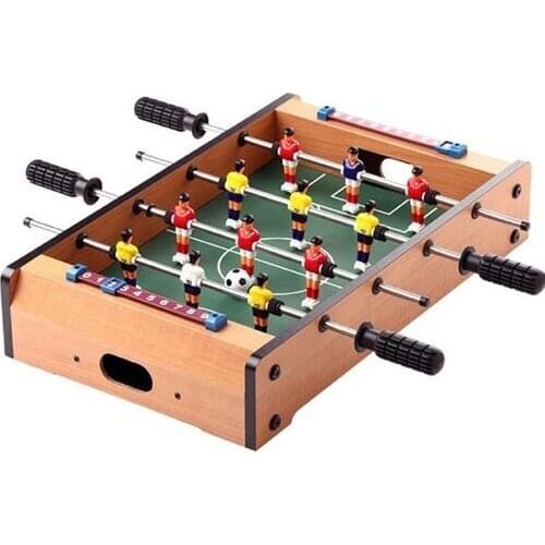 Tabletop Football (Soccer ) Game (Langırt) Wooden Base and Metal Handle