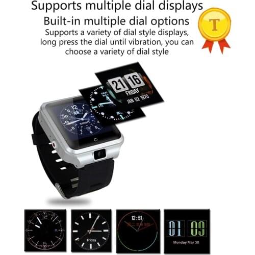New design 1.54 inch square shape multifunction 4g Bluetooth smart watch Heart Rate Blood Pressure Pedometer Sport wristwatch