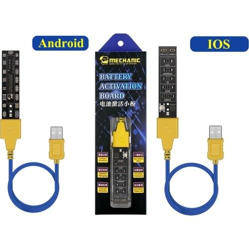 MECHANIC Battery Quick Charging Activation Board Fast Test Fixture Plate With Cable For iOS Android Smartphone 5 6 6s 7 8 X XS