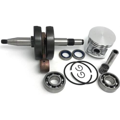 Crankshaft Crank Shaft Bearing Oil Seal & BIG BORE 50mm Piston Set For HUSQVARNA 365 362 371 372 XP Chainsaw Engine Parts