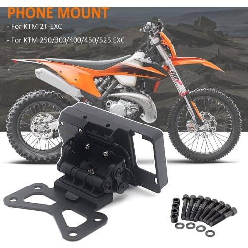 Wireless Charging Stand Holder For Models Handlebar 2T-EXC 250 300 400 450 525 EXC Motorcycle GPS Phone Mount Navigation Bracket