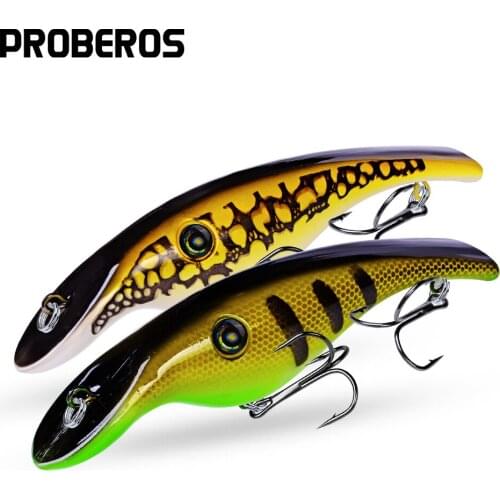 PROBEROS Fishing Lures 15cm 46.5g Diving Pencil Bass Baits Plastic Hard Artificial Wobblers Saltwater Casting Tackle