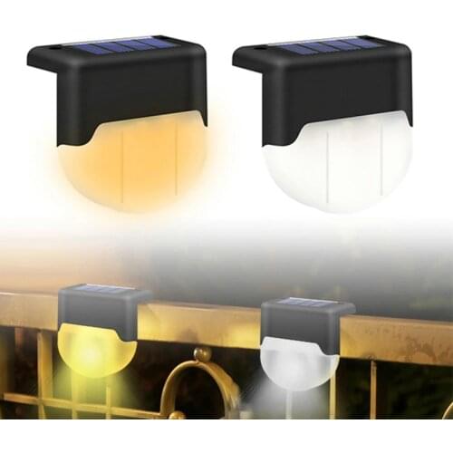 LEd solar Light Outdoor Waterproof Light Step Light Deck Lights Path Stair Wall Garden Landscape Balcony Fence Lamp Decor Light