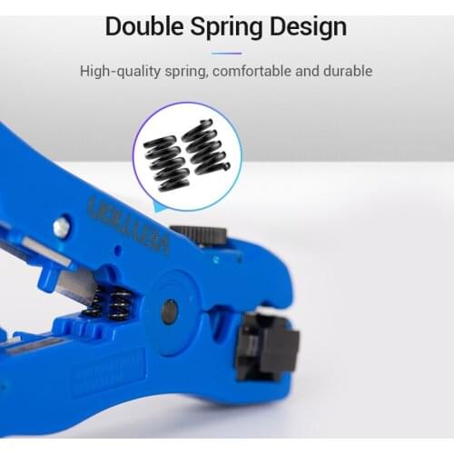 Vention Multifunctional Cable Stripper Tool ABS Portable Wire Cutter Multi Purpose Safe Cut Shear Sharp Adjust Screw Rotation