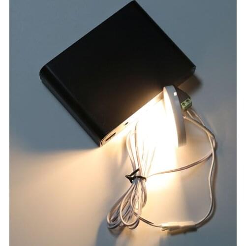 USB DC 12V Output 6x 18650 Batteries UPS DIY Power Bank Box Charger for Cellphone WiFi Router LED Light Security Camera